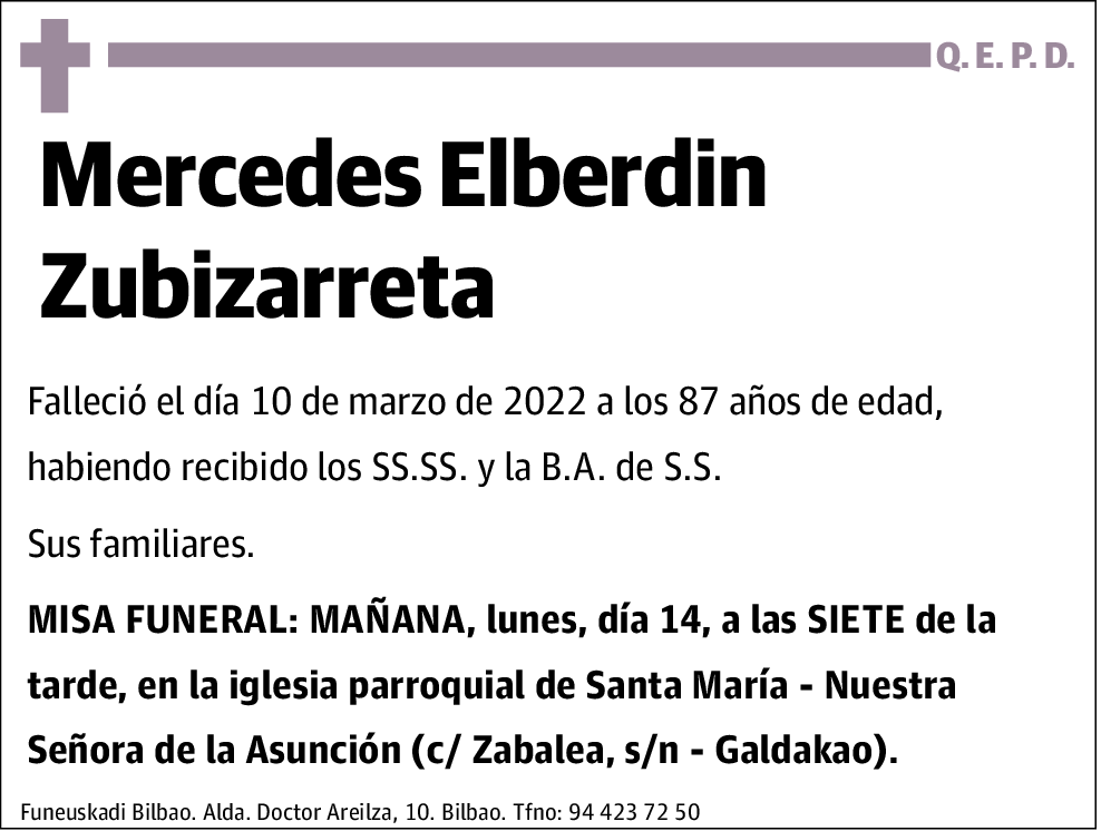 Mercedes Elberdin Zubizarreta