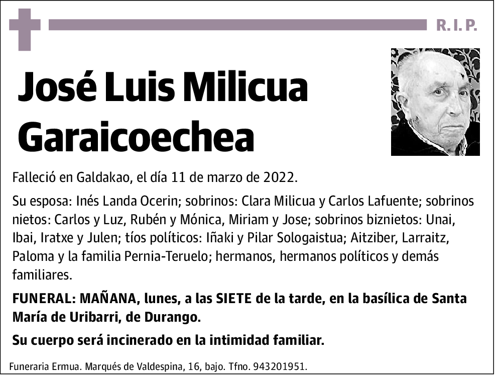 José Luis Milicua Garaicoechea