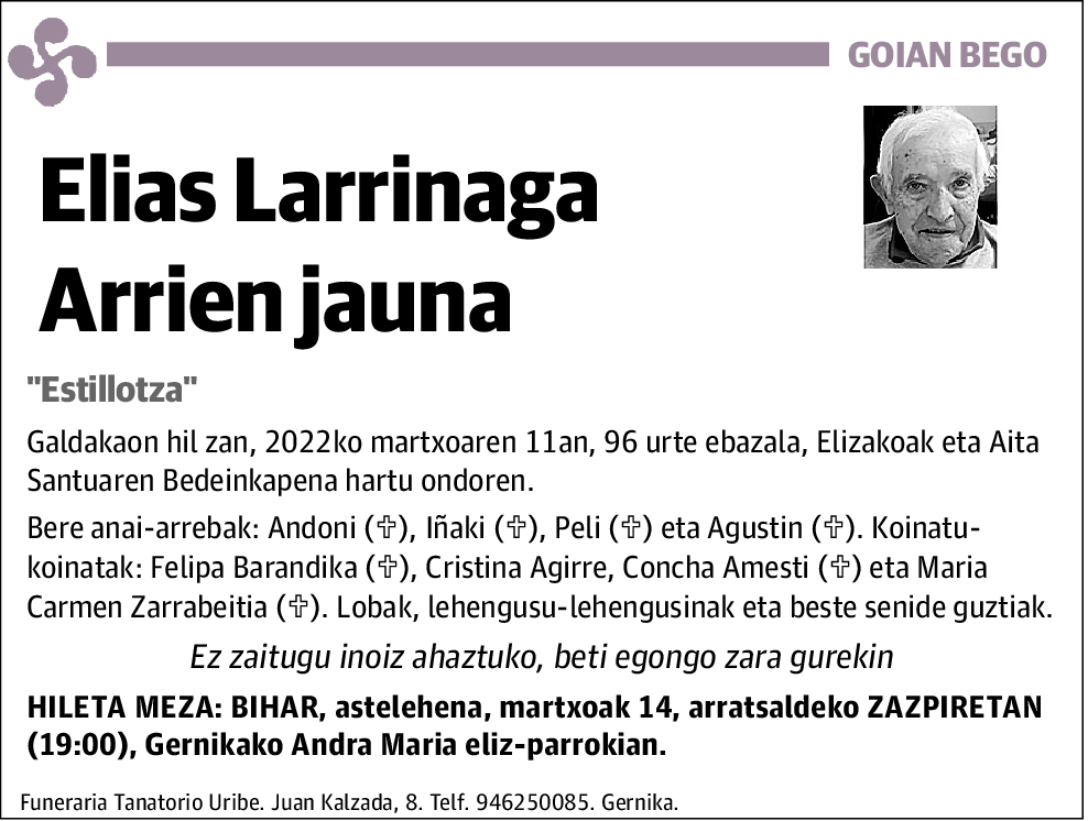 Elias Larrinaga Arrien