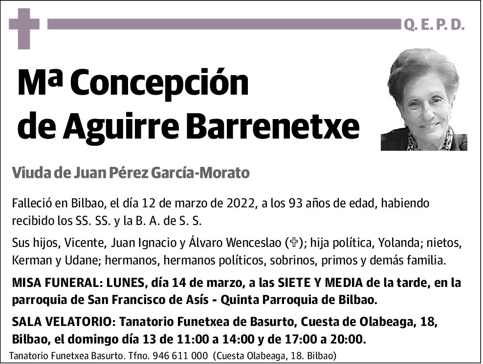 M Concepción Aguirre Abrreneche