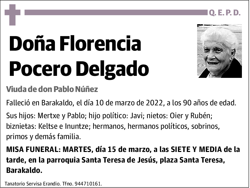 Florencia Pocero Delgado