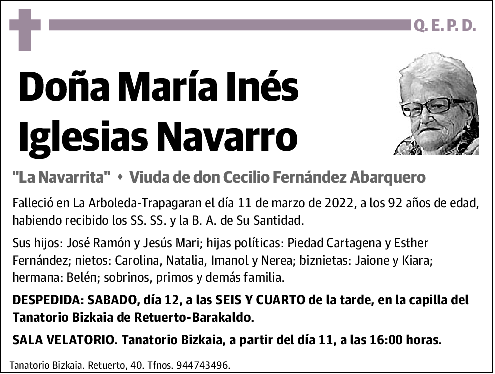 María Inés Iglesias Navarro