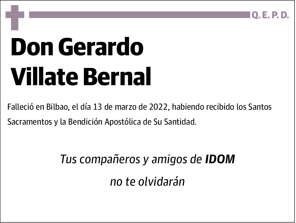 Gerardo Villate Bernal