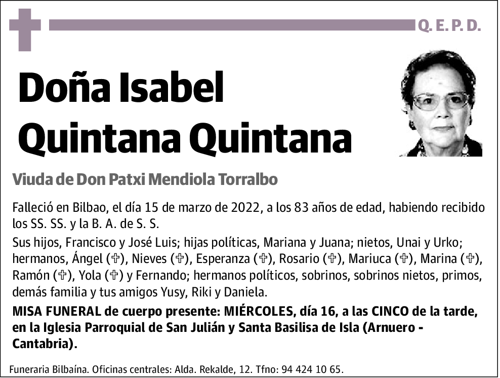 Isabel Quintana Quintana