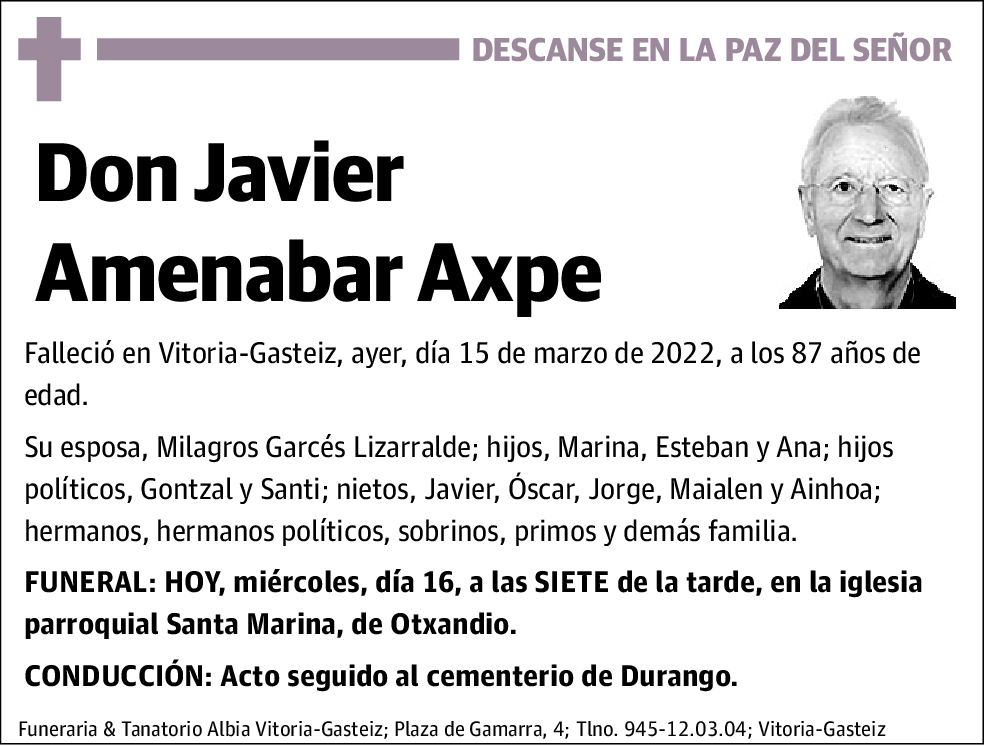 Javier Amenabar Axpe