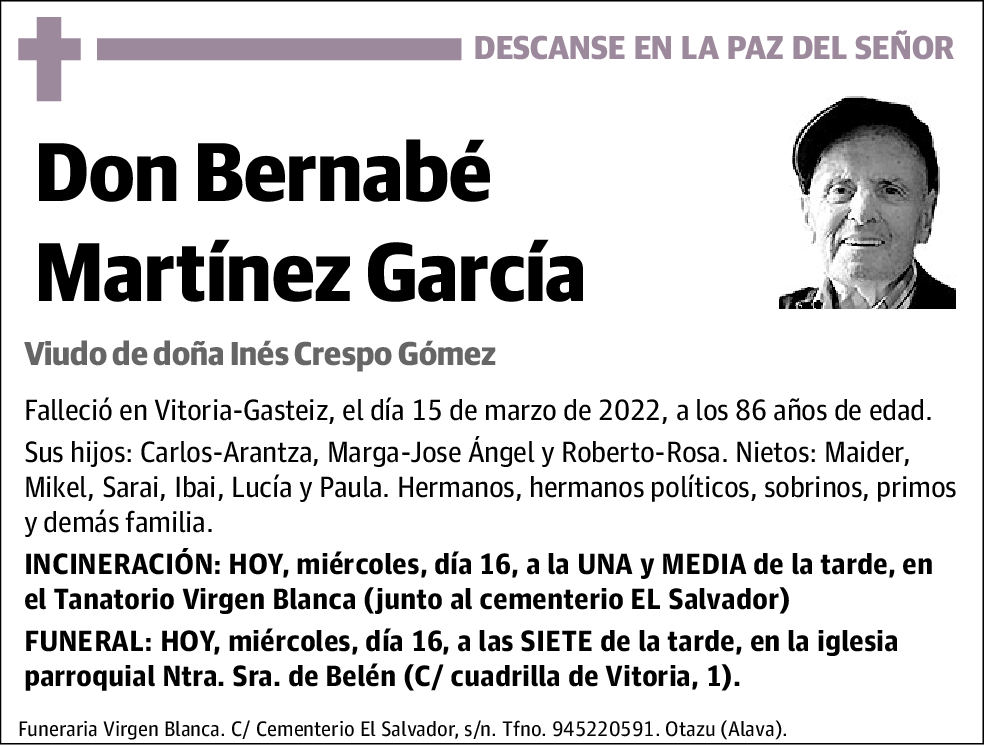 Bernabé Martínez García