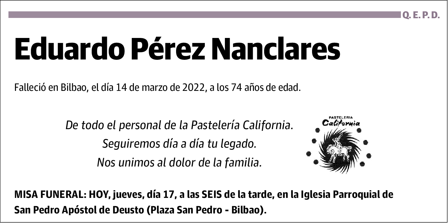 Eduardo Pérez Nanclares