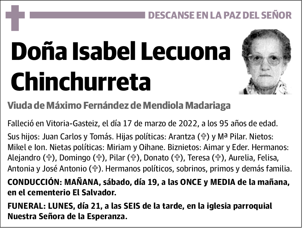 Isabel Lecuona Chinchurreta