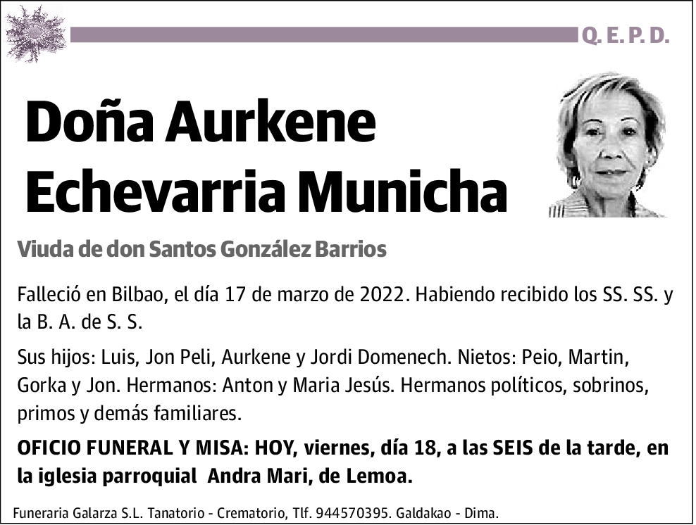 Aurkene Echevarria Municha