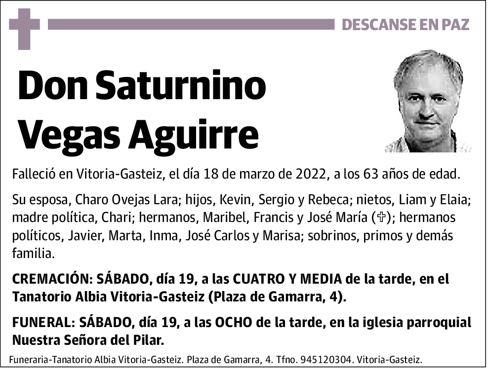 Saturnino Vegas Aguirre