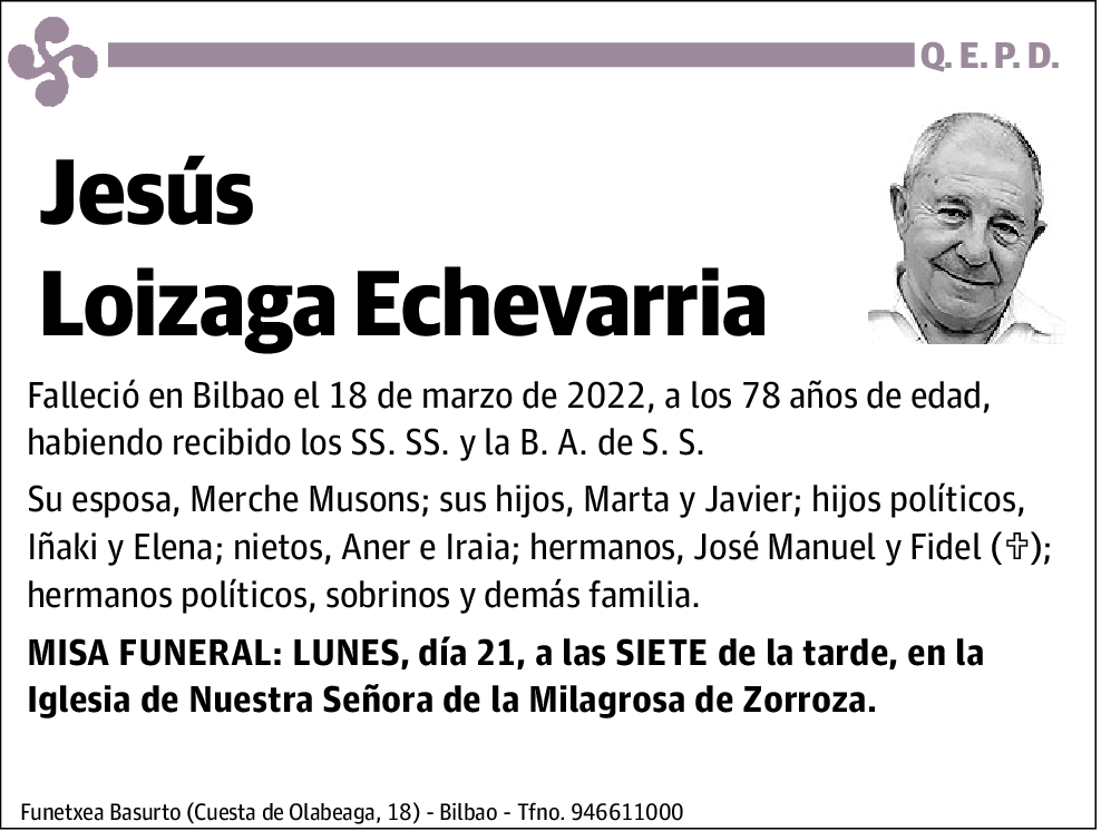 Jesús Loizaga Echevarria