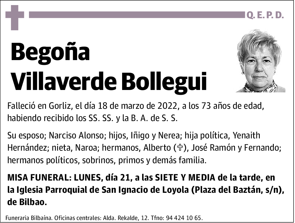 Begoña Villaverde Bollegui