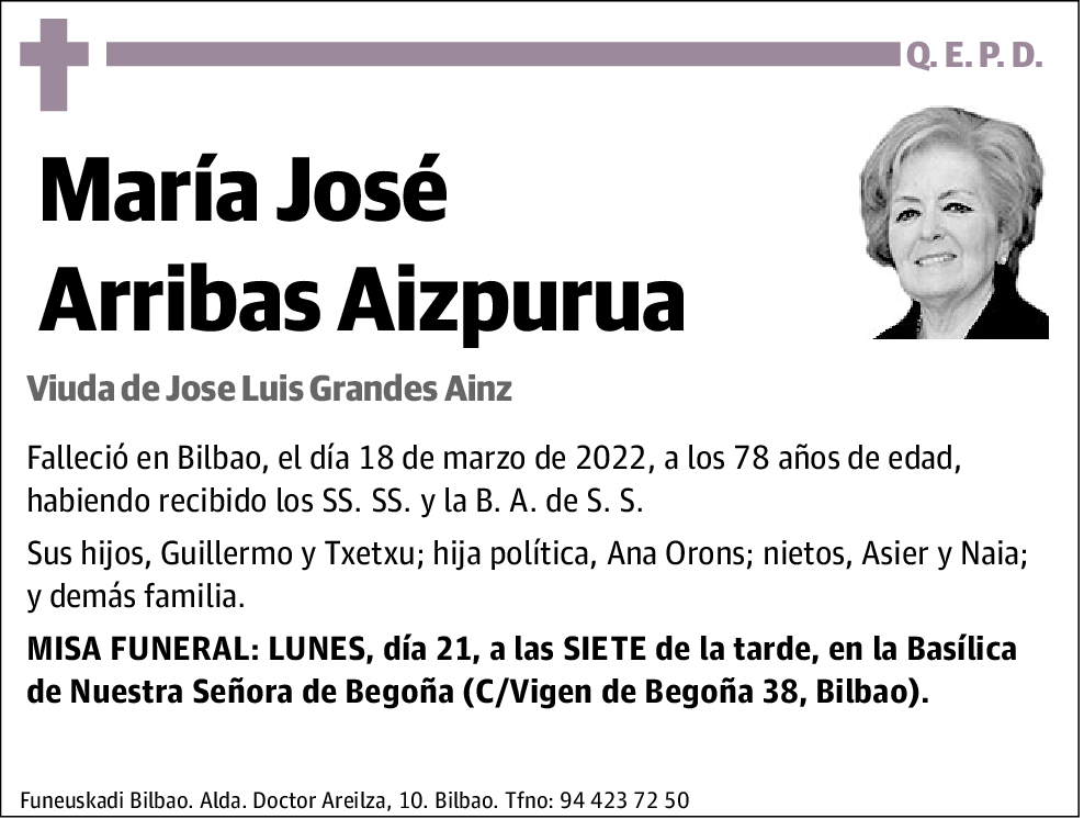 María José Arribas Aizpurua