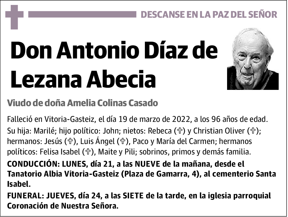 Antonio Díaz De Lezana Abecia