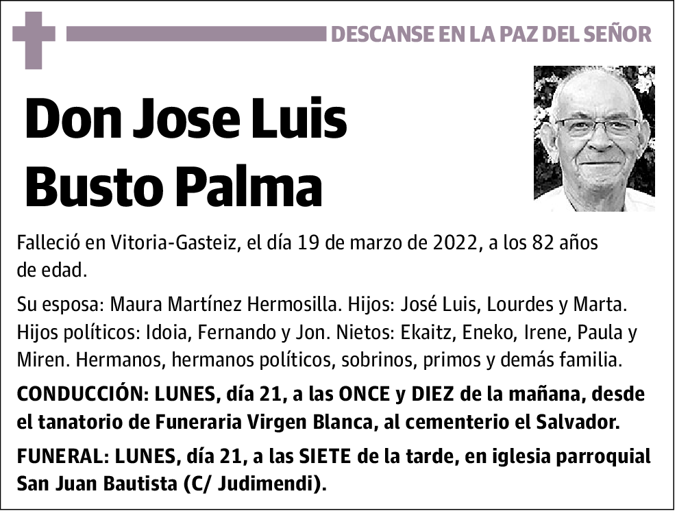 Jose Luis Busto Palma