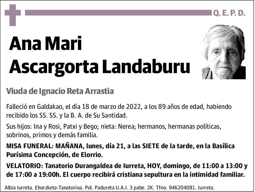 Ana Mari Ascargorta Landaburu