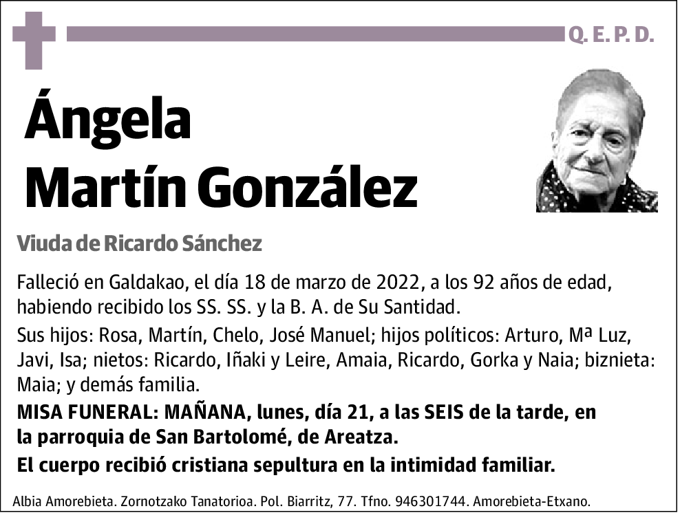 Ángela Martín González