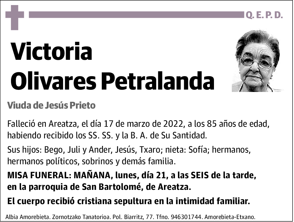 Victoria Olivares Petralanda