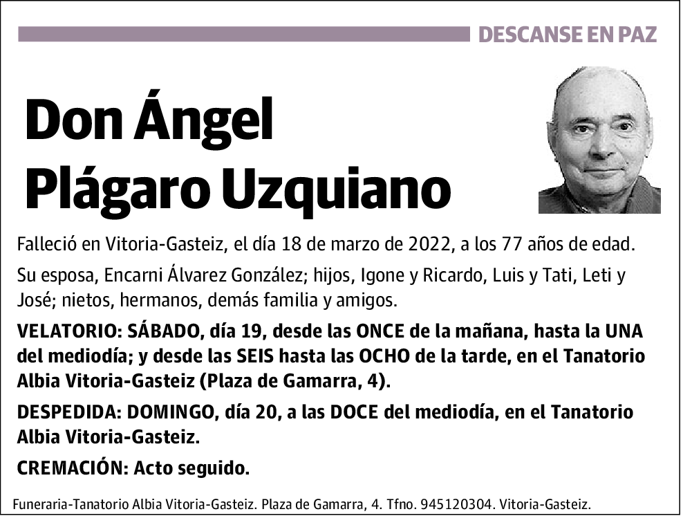 Ángel Plagaro Uzquiano