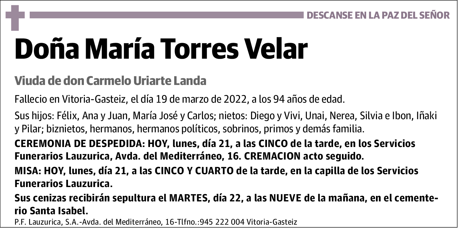 María Torres Velar