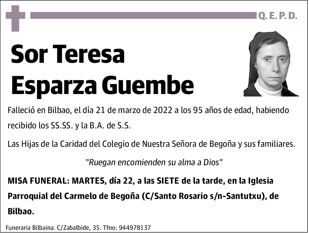 Maria Teresa Esparza Guembe