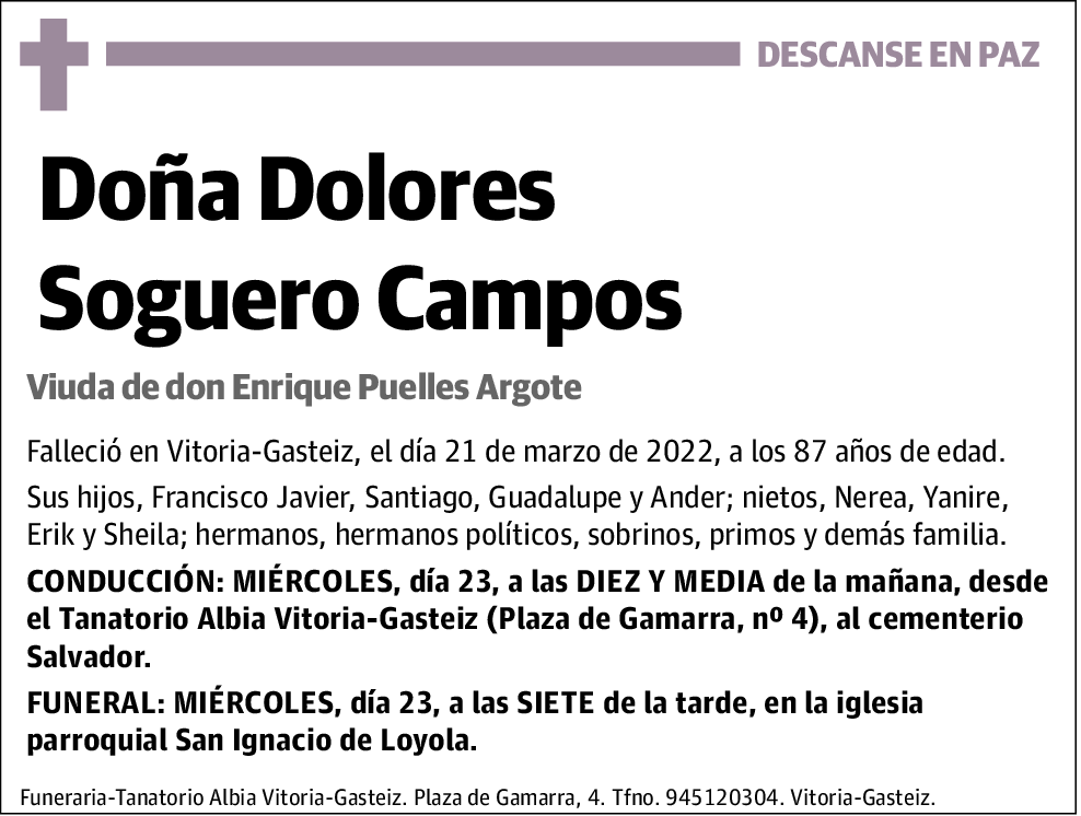 Dolores Soguero Campos