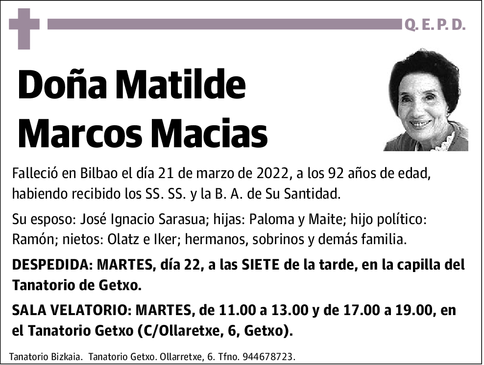 Matilde Marcos Macias