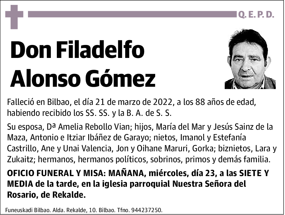 Filadelfo Alonso Gómez