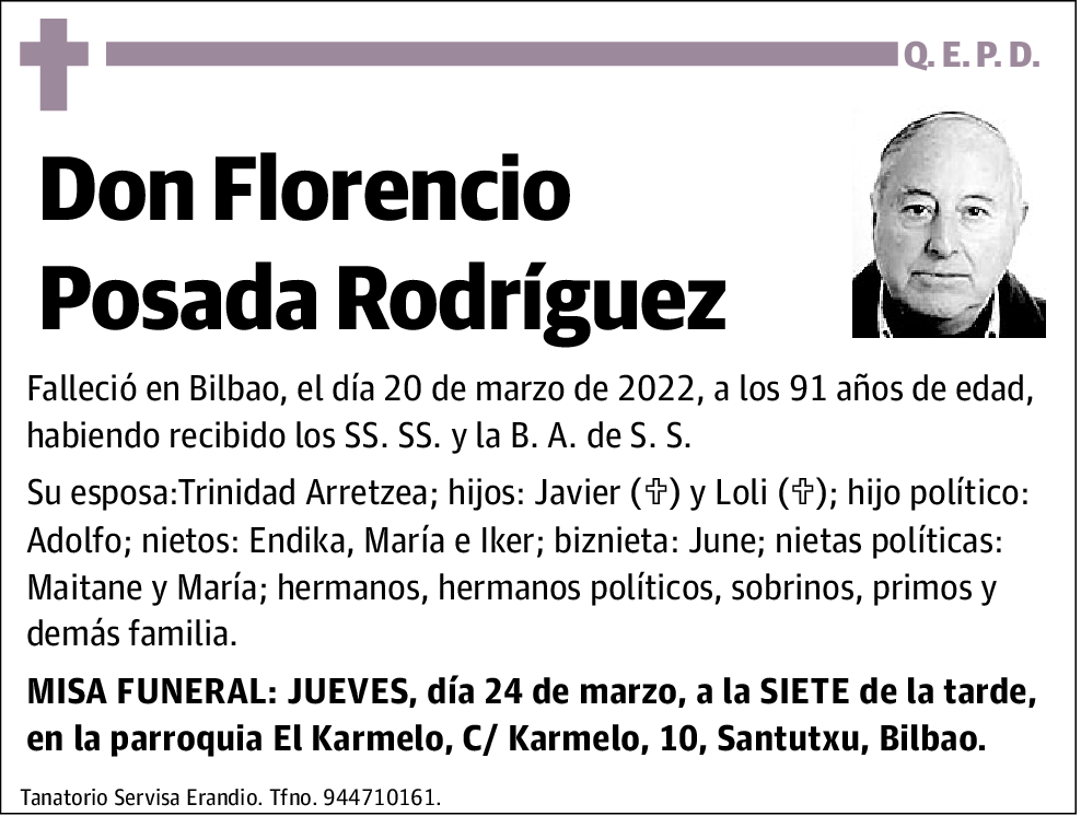 Florencio Posada Rodríguez