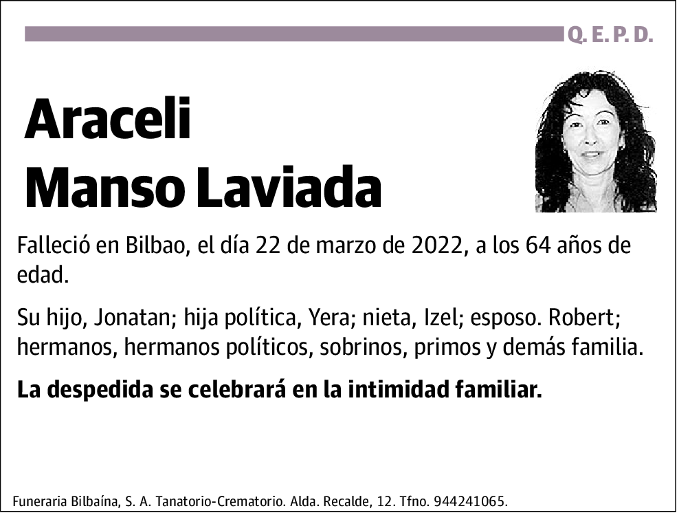 Araceli Manso Laviada