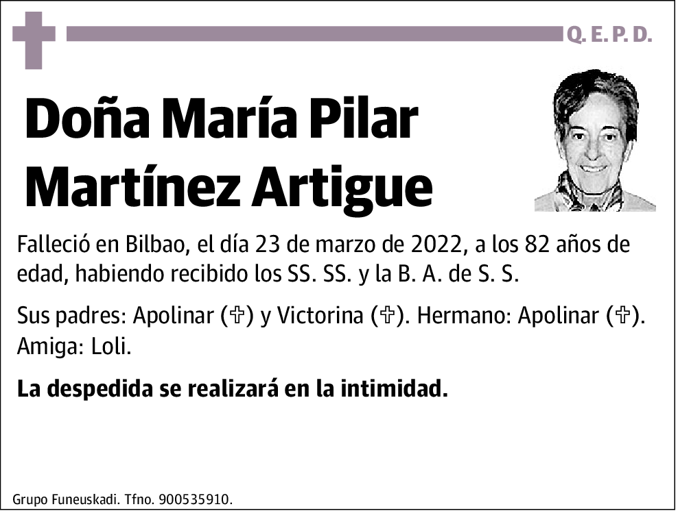 María Pilar Martínez Artigue