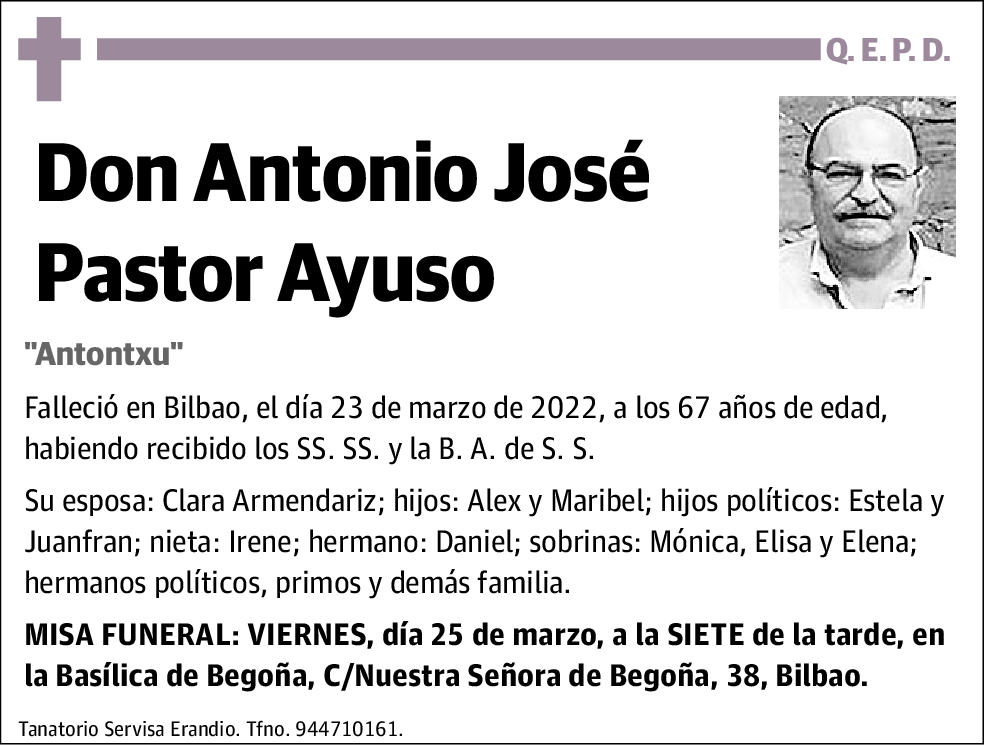 Antonio José Pastor Ayuso