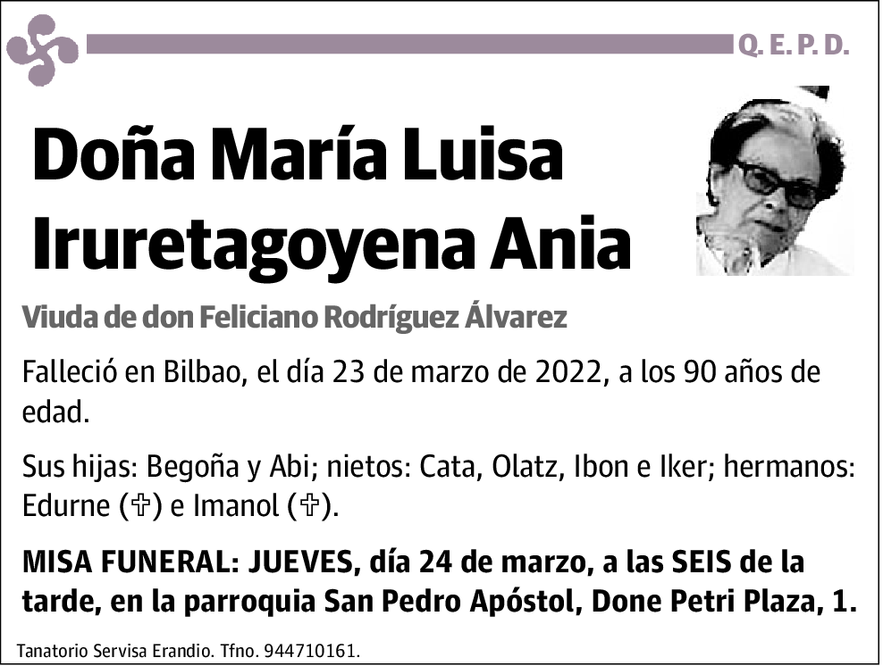 María Luisa Iruretagoyena Ania