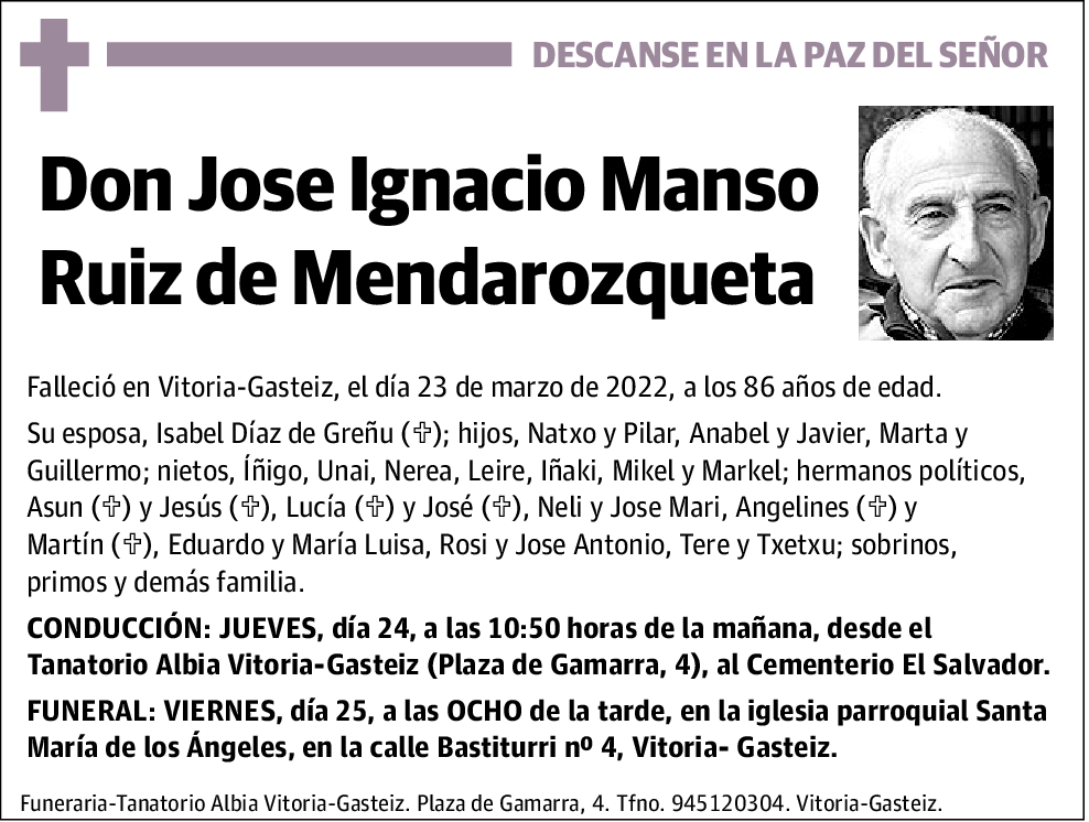 Jose Ignacio Manso Ruiz de Mendarozqueta