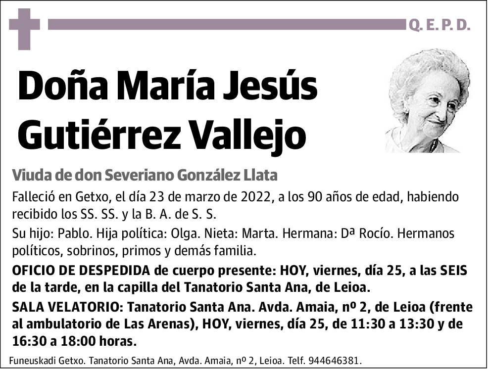 María Jesús Gutiérrez Vallejo