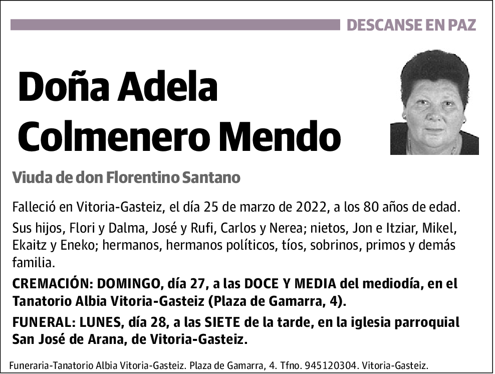 Adelaida Colmenero Mendo