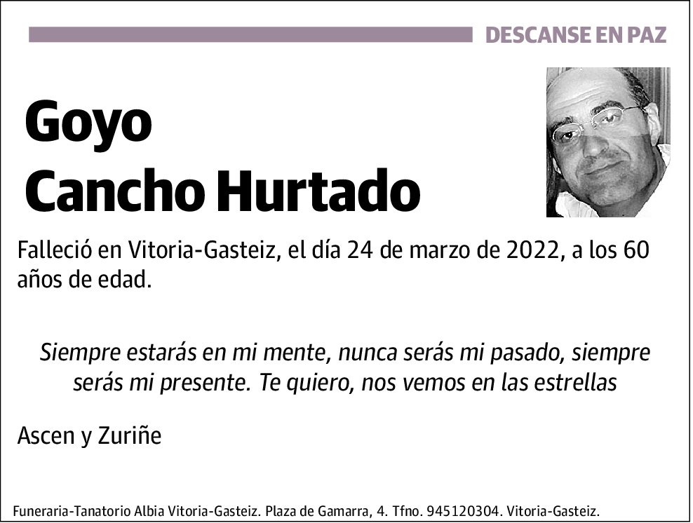 Goyo Cancho Hurtado