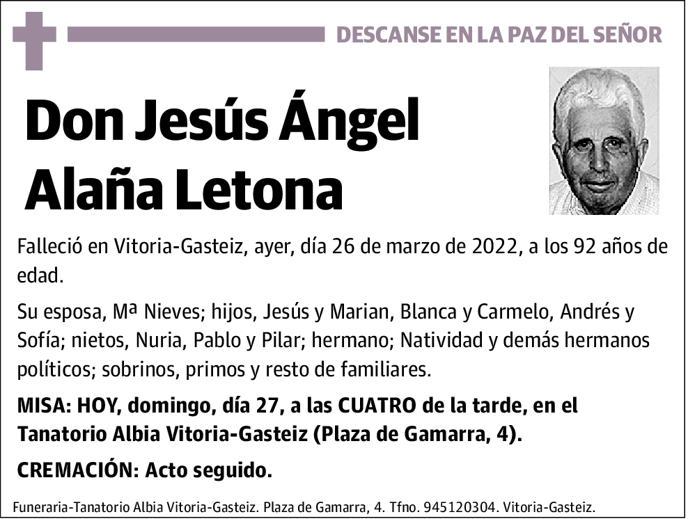 Jesús Ángel Alaña Letona