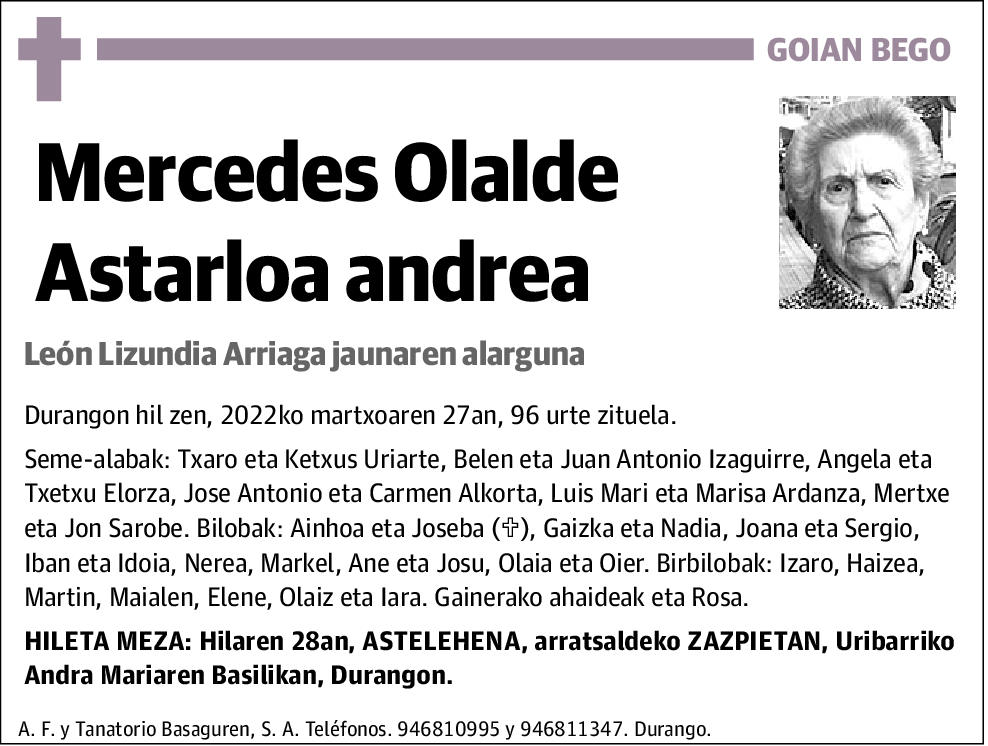 Mercedes Oldalde Astarloa