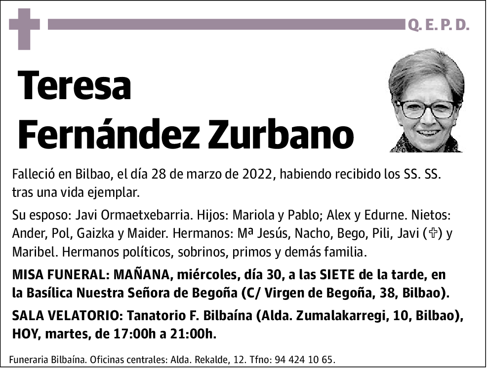 Teresa Fernández Zurbano