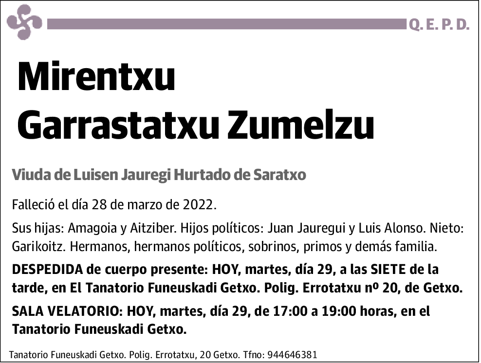 Miren Garrastatxu Zumelzu