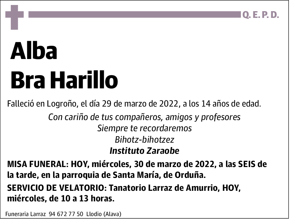 Alba Bra Harillo