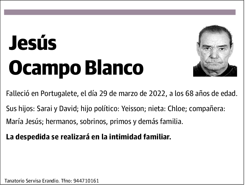 Jesús Ocampo Blanco