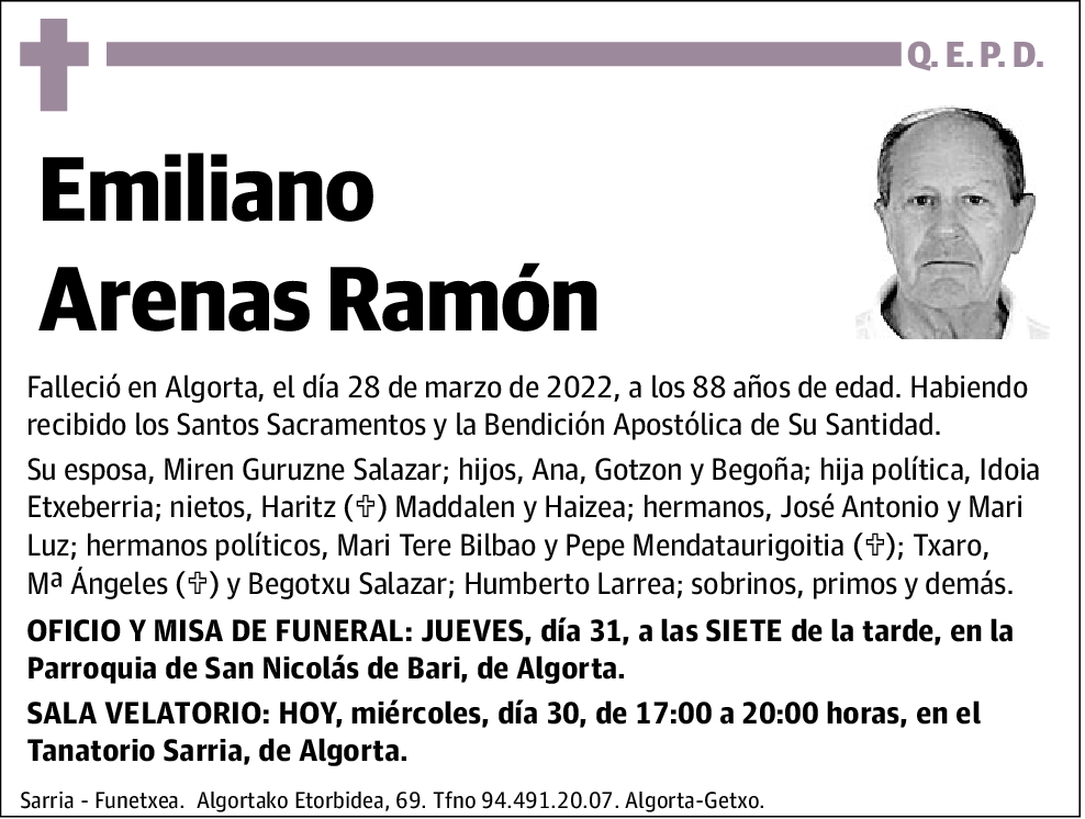 Emiliano Arenas Ramón