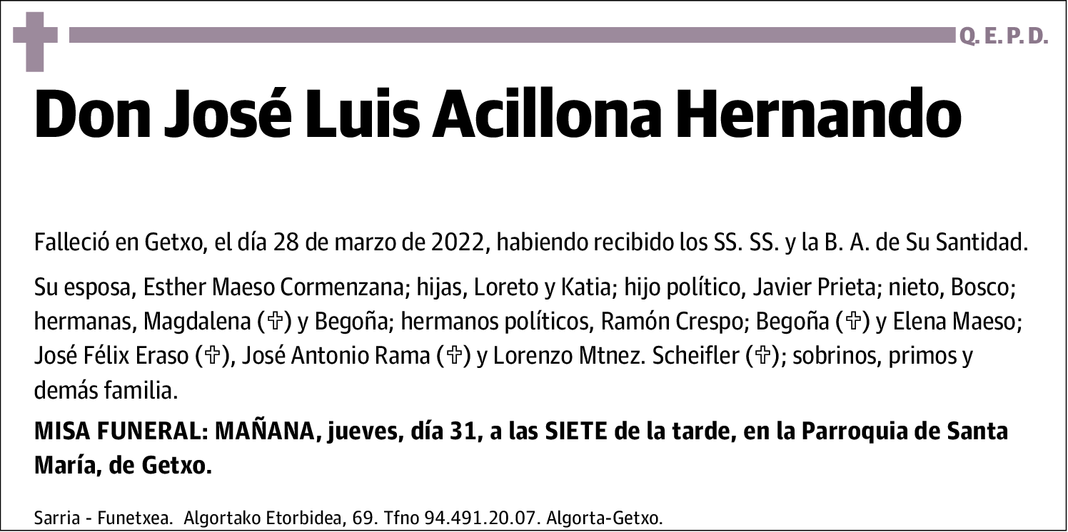 José Luis Acillona Hernando