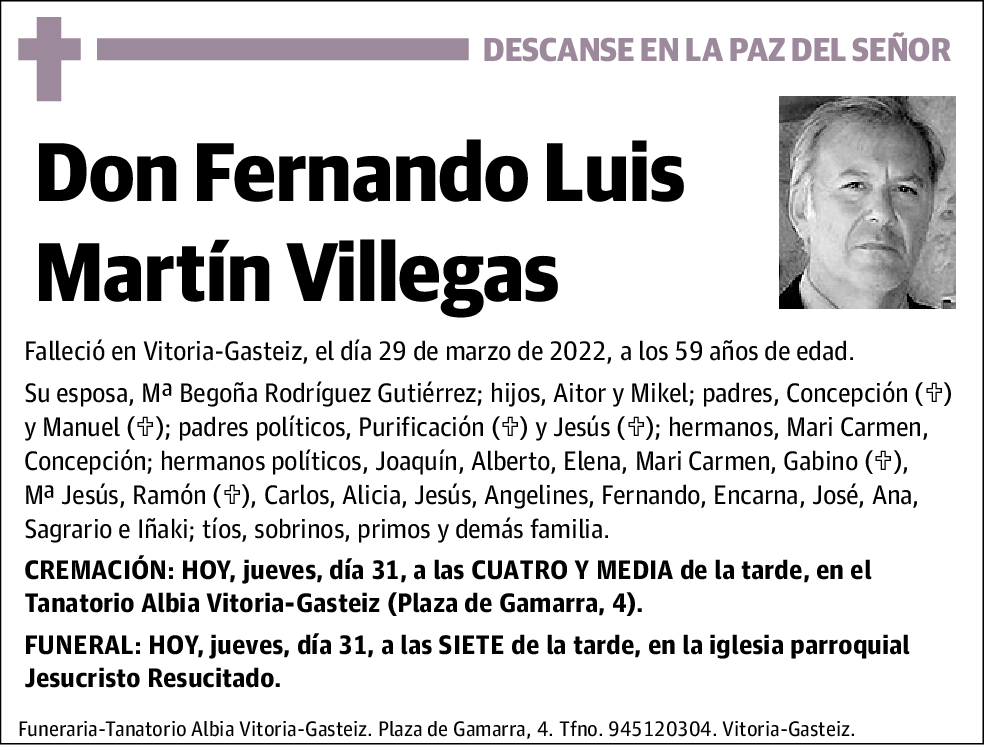 Fernando Luis Martín Villegas