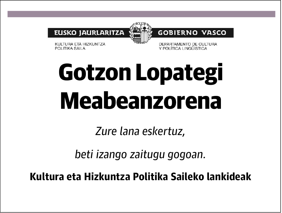 Gotzon Lopategi Meabeanzorena