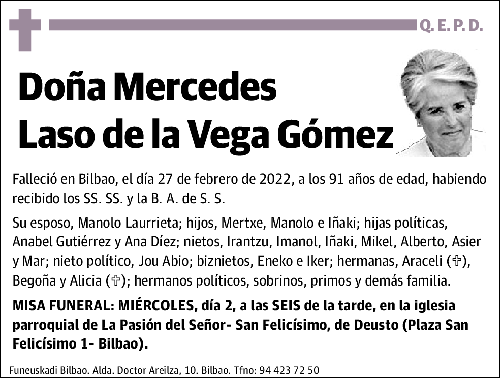 Mercedes Laso de la Vega Gómez