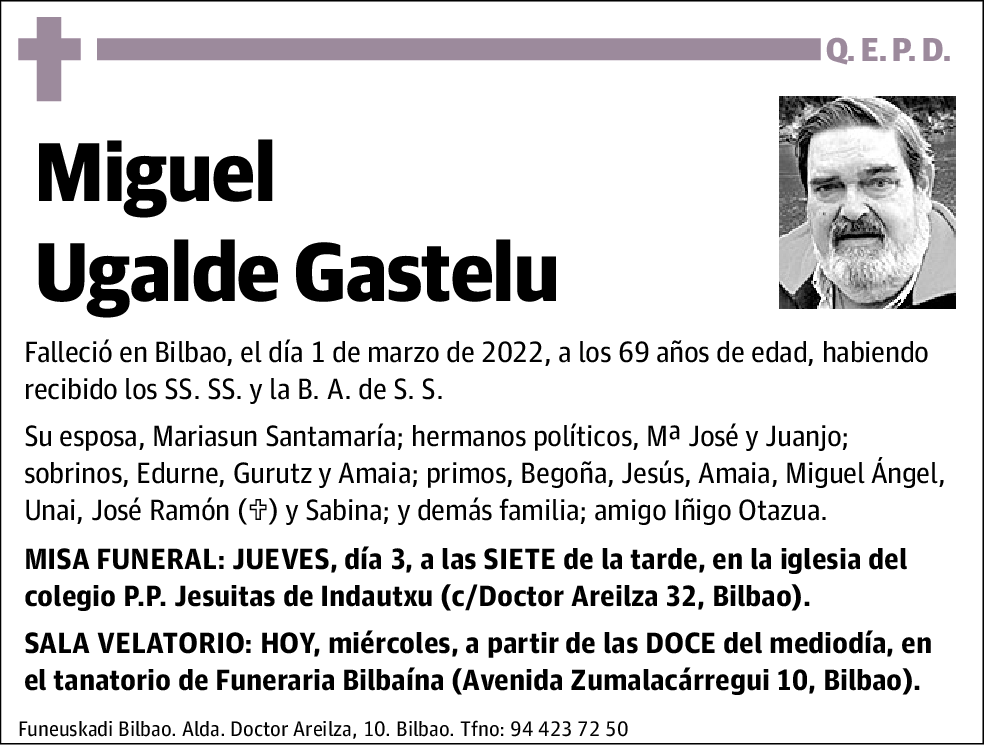 Miguel Ugalde Gastelu