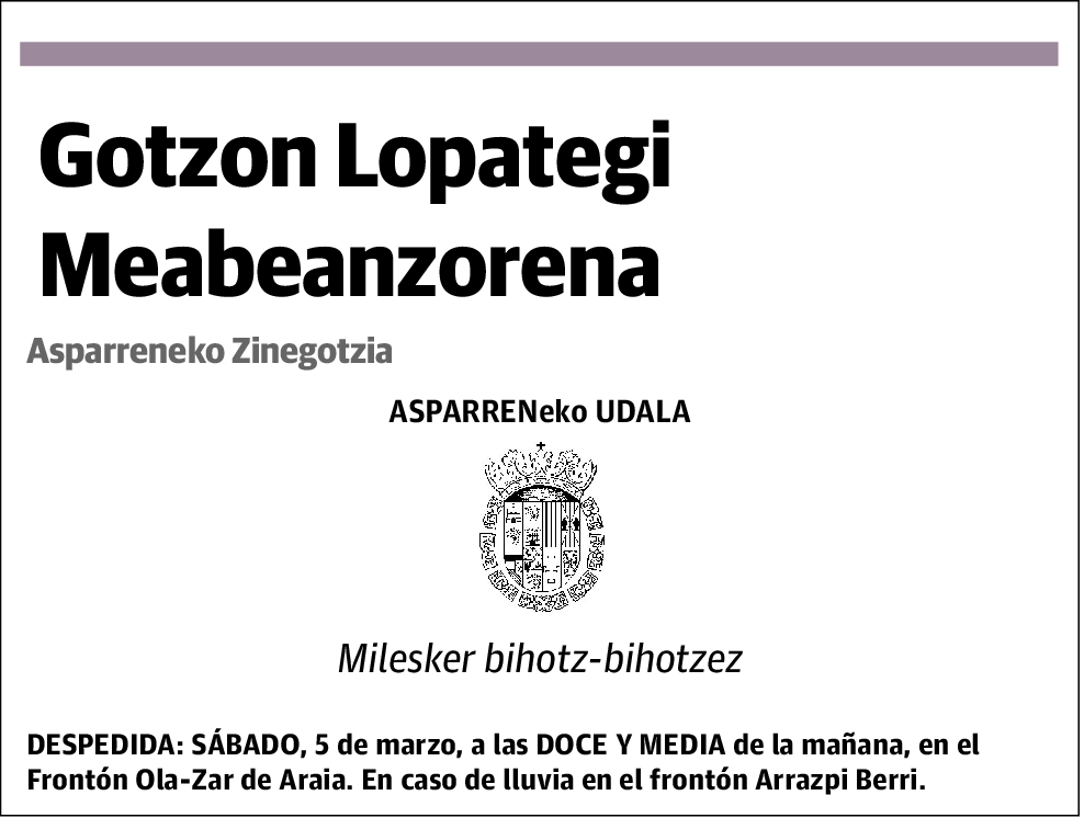 Gotzon Lopategi Meabeanzorena